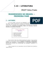 Literatura - Aula 23 - Modernismo No Brasil - 1 Fase