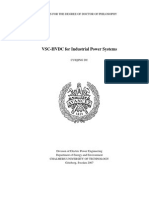 VSC-HVDC For Industrial Power Systems PHD Thesis