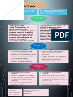 Cuadro Comparativo Programación Lineal y No Lineal