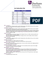 LMC Instruction Set