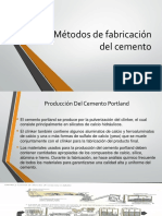 Métodos de Fabricación Del Cemento