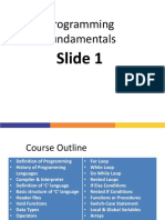 Lec01 Programming Fundamentals