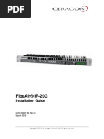 FibeAir IP20G Installation Guide Rev D