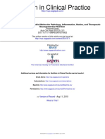 Parkinson's Disease Mitochondrial Molecular Pathology Inflammation Statins and Therapeutic Neuroprotective Nutrition Nutr Clin Pract 2010