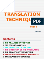 Translation Techniques