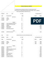 Analisis de Costos Unitarios Excel