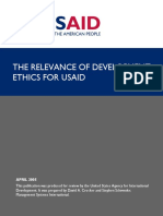 (2005) David A. Crocker y Stephen Schwenke. The Relevance of Development Ethics For USAID PDF