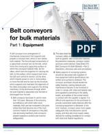 Data Belt Conveyors Bulk Materials