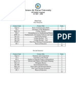 Ateneo de Davao University AB English Course Outline