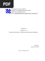 Seguridad Industrial y Sistemas de Información Gerencial