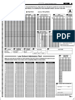 Lsat Bubble Sheet