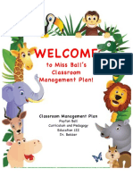 Welcome: To Miss Ball's Classroom Management Plan!