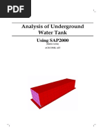 Watertank Sap2000 Sample