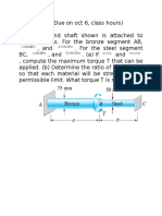 Τ ≤ 60 Mpa G=35 Gpa Τ ≤ 80 Mpa G=83 Gpa A=2 M B=1.5 M