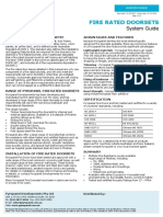 Fire Doors-All Tech Sheets