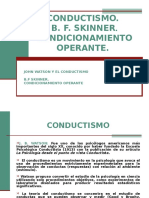 Conductismo, Condicionamiento Operante Resumido