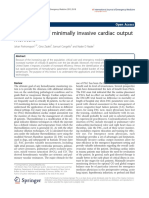 Applications of Minimally Invasive Cardiac Output Monitors: Review Open Access