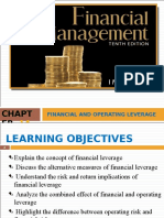 Chapt ER: Financial and Operating Leverage