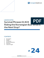 Survival Phrases S1 #24 Riding The Norwegian Bus: What Is The Next Stop?