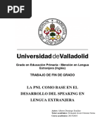 La PNL Como Base Del Desarrollo Del Speaking en Lengua Extranjera.