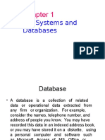 File Systems and Databases