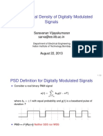 PSD of Modulated Signals