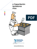 Manual de Capacitación para Manipuladores de Alimentos PDF