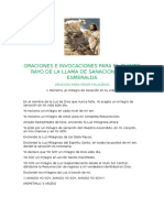 Oraciones e Invocaciones para El Quinto Rayo de La Llama de Sanacion Verde Esmeralda