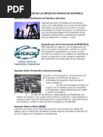 Clasificación de Los Impuestos Pagados en Guatemala