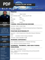 Curriculum Vitae: Profile