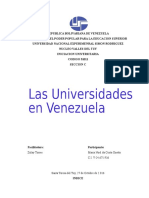 Exposicion Universidades en Venezuela