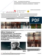 Milton Friedman Su Arrepentimiento y La Doctrina Monetarista Que Dejo Como Evangelio Fundamentalista en América Latina y Otros Países Emergentes - Zacatecas 3