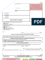 11 Notice of Entry of Judgment Fl190