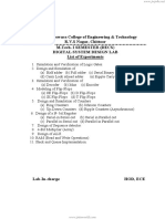 Sri Venkateswara College of Engineering & Technology R.V.S Nagar, Chittoor M.Tech. I Semester (Decs) Digital System Design Lab List of Experiments