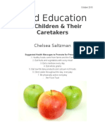 Food Education: For Children & Their Caretakers