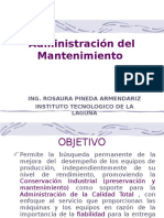 Administracion Del Mantenimiento