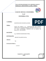 Informe de Construccion