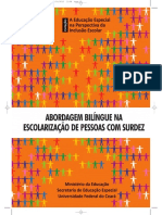 Abordagem Bilíngue Na Escolarização de Pessoas Com Surdez PDF