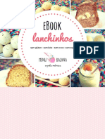 Menu Bacana Ebook Lanchinhos