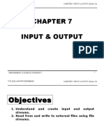 TCS2044 Chapter7 Input & Output Week13