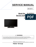 HAIER HL40XSL2 Chassis MTK5305 SvcMnls PDF