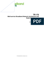 TR-178 Multi-Service Broadband Network Architecture and Nodal Requirements