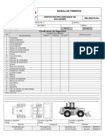 SBV Siho Pa 014. Inspeccion Pre Arranque de Payloader