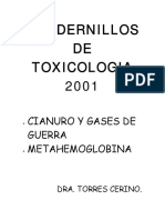 Cianuro, Gases de Guerra y Metahemoglobina PDF