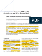 Research Article: Tympanometric Findings Among Children With Adenoid Hypertrophy in Port Harcourt, Nigeria