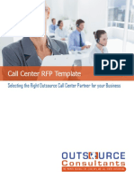 Call Center RFP Template - Outsource Consultants