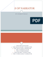 Types of Narrator