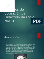 Procesos de Obtencion de Hidroxido de Sodio NaOH