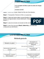 La Synthese Des Filtres PDF