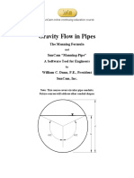 Gravity Flow in Pipes PDF